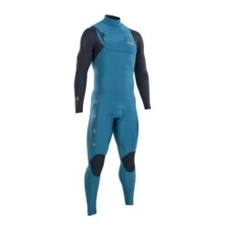 ION Mens Wetsuit Seek Amp 4/3 FZ (Front Zip) 2022 -Kitesurfing Shop 2022 Seek Amp FZ Petrol Front 48222 4466 3 2