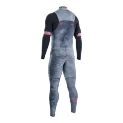 ION Mens Wetsuit Seek Amp 5/4 FZ (Front Zip) 2022/23 -Kitesurfing Shop 2022 Seek Amp FZ Tiedye Back 48222 4466 5