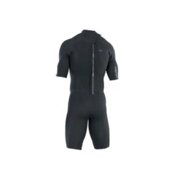ION Mens Element 2/2mm Short Sleeve Back Zip Shorty Wetsuit 2024 -Kitesurfing Shop 2023 Mens Element 22 SS BZ Shorty 48232 4452 Black Back