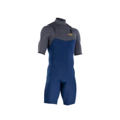 ION Mens Element 2/2mm Short Sleeve Front Zip Shorty Wetsuit 2024 11 ION Mens Element 2/2mm Short Sleeve Front Zip Shorty Wetsuit 2024 -Kitesurfing Shop 2023 Mens Element 2 2 SS FZ 792 Indigo Blue 48232 4491 Front