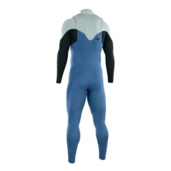 ION Mens Element Wetsuit 3/2 Front Zip 2024 -Kitesurfing Shop 2023 Mens Element FZ 48232 4486 Cascade Blue Back 1