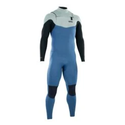 ION Mens Element Wetsuit 3/2 Front Zip 2024 -Kitesurfing Shop 2023 Mens Element FZ 48232 4486 Cascade Blue Front 1
