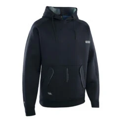 ION Mens Neo Hoody 2023 -Kitesurfing Shop 2023 Mens Hoody 48232 4106 BlackBlue Gradient INSIDE OUT BLACK Front 1