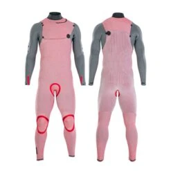 ION Mens Wetsuit Seek Amp 3/2 Front Zip 2023 Available On Pre-Order Now -Kitesurfing Shop 2023 Seek Amp FZ 48232 4466 Inside FrontBack View 3 1