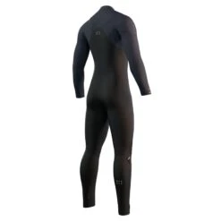 Mystic Majestic 4/3mm Mens Front Zip Wetsuit -Kitesurfing Shop 410 Navy Majestic FZ back view 1