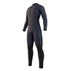Mystic Majestic 5/4mm Mens Front Zip Wetsuit -Kitesurfing Shop 410 Navy Majestic FZ front view