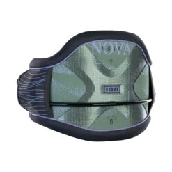ION Nova Womens Kite Harness 2023 Available On Pre-Order Now -Kitesurfing Shop 48233 4727 610 Light Olive Nova Side Angle Full Image