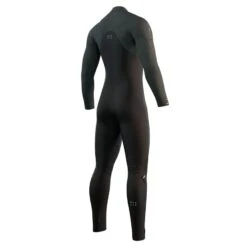Mystic Majestic 3/2mm Mens Front Zip Wetsuit -Kitesurfing Shop 624 Cypress Green FZ back view 1