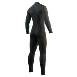 Mystic Majestic 5/4mm Mens Front Zip Wetsuit -Kitesurfing Shop 624 Cypress Green FZ back view