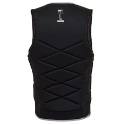 Mystic Outlaw Impact Vest Front Zip Wake/WingFoil 11 Mystic Outlaw Impact Vest Front Zip Wake/WingFoil -Kitesurfing Shop 90 Black Outlaw Wake Inner Lining Back View