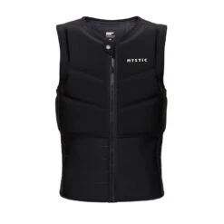 Mystic Star Impact Kite Vest Front Zip (Kite/WindSurf) -Kitesurfing Shop 900 Black Impact Vest Front View