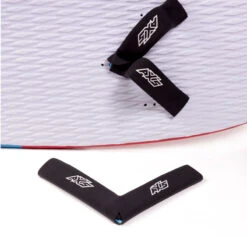 Foilboard Strap Set (Axis) To Fit All WingFoil Boards -Kitesurfing Shop AXIS Foil V Strap set just the V and board image