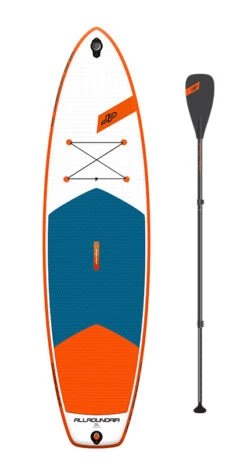 JP-Australia AllroundAir SL 10’6″ Inflatable SUP & Free ION Womens Shorty Wetsuit -Kitesurfing Shop Allround SL Board and Glass Paddle