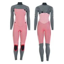 ION Amaze Core Womens 5/4 Back Zip 2024 -Kitesurfing Shop Amaze Core FZ Inside FrontBack Veiw 1 1