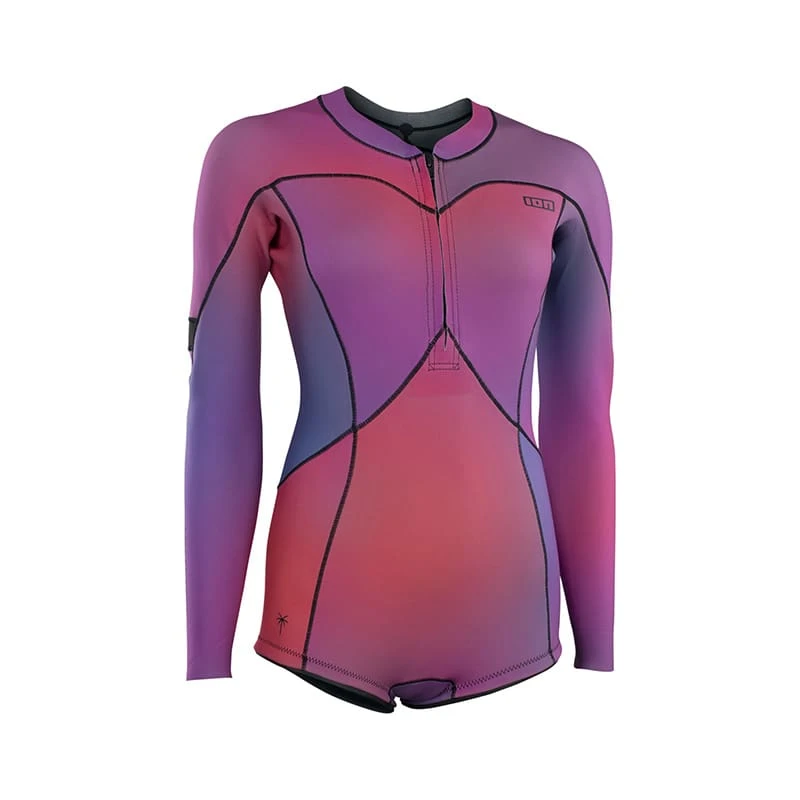 ION Amaze Womens Hot Shorty Long Sleeve 1.5 FZ Front Zip 2023 2 ION Amaze Womens Hot Shorty Long Sleeve 1.5 FZ Front Zip 2023 - Image 2