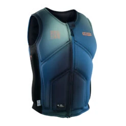 ION Vest Collision Core Mens FZ (Front Zip) 2024 -Kitesurfing Shop Collision Vest Core 011 Blue Grad Front View