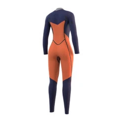Mystic Dazzled Womens 5/3 (Double Front Zip) Wetsuit -Kitesurfing Shop Dazzled FZ Inside Lining Back View
