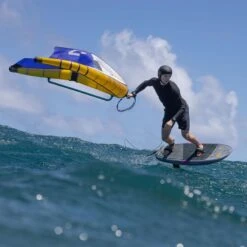 Duotone Unit D/LAB Foil Wing -Kitesurfing Shop Duotone Unit DLAB wave riding action shot