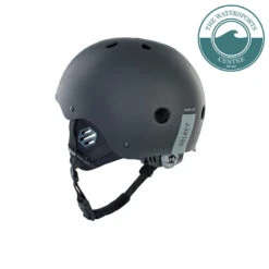 ION Hardcap Select 2022 Helmet -Kitesurfing Shop Hardcap Select 210 Grey Camo back view