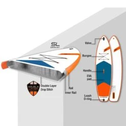 JP-Australia AllroundAir SL 10’6″ Inflatable SUP & Free ION Womens Shorty Wetsuit -Kitesurfing Shop JP AllRound SL 106 Insides