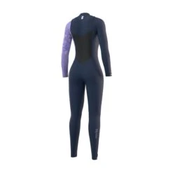 Mystic Jayde Womens 5/4 (Double Front Zip) Wetsuit -Kitesurfing Shop Jayde Back View FZ 410 Navy