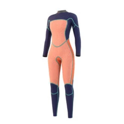 Mystic Jayde Womens 5/4 (Double Front Zip) Wetsuit -Kitesurfing Shop Jayde Front View inside lining FZ