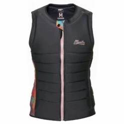 Mystic Juice Womens Impact Vest (Foil/Wake) -Kitesurfing Shop Juice 802 Dark Grey Front View