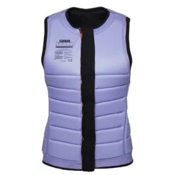 Mystic Juice Womens Impact Vest (Foil/Wake) -Kitesurfing Shop Juice 985 BlackPurple Inner lining Front View