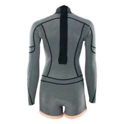 ION Amaze Womens 2mm Long Sleeve Back Zip Shorty 2023 -Kitesurfing Shop LS Back Zip shorty Inside back view 1