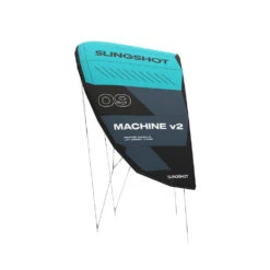 Slingshot Machine V2 Kite -Kitesurfing Shop Machine V2 Blue Side profile