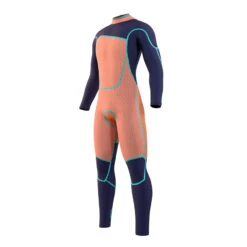 Mystic Majestic 5/4mm Mens Back Zip Wetsuit -Kitesurfing Shop Majestic BZ wetsuit inside lining front view
