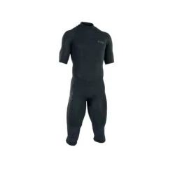 ION Men Wetsuit Element 3/2 Overknee Shortsleeve Back Zip 2024 -Kitesurfing Shop Mens Element Shorty Back Zip SS OverKnee 900 Black