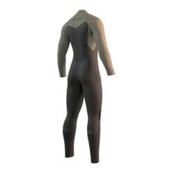 Mystic Motion 5/3mm Mens Front Zip Wetsuit -Kitesurfing Shop Mystic Motion FZ Fullsuit Truffle Back View