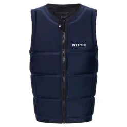 Mystic Brand Impact Vest Front Zip Wake/WingFoil 2024 -Kitesurfing Shop Mystic Brand Wake Wing Impact Vest 2024 Navy Front