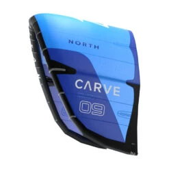 North Carve Kite 2023 -Kitesurfing Shop North Carve 2023 Pacific Blue Side View