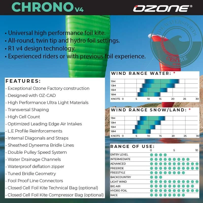 Ozone Chrono V4 Kite 3 Ozone Chrono V4 Kite - Image 3