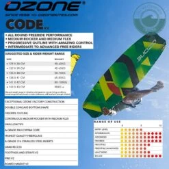 Ozone Code V2 Kiteboard 7 Ozone Code V2 Kiteboard -Kitesurfing Shop Ozone Code V2 Info