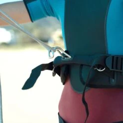 The Ozone Connect WingFoil Harness -Kitesurfing Shop Ozone Connect Wing Harness lifestyle with harness line example