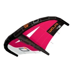 Ozone Flow V1 Wing -Kitesurfing Shop Ozone Flow Rubine Red side view