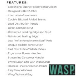 Ozone Wasp V2 Foil Wing -Kitesurfing Shop Ozone Wasp V2 Features
