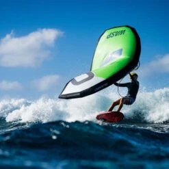 Ozone Wasp V2 Foil Wing -Kitesurfing Shop Ozone Wasp V2 Green Action shot