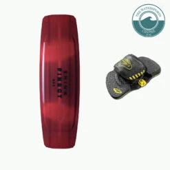 Shinn Pinbot Red Kiteboard 2021 -Kitesurfing Shop Pinbot Red with HMT Pads