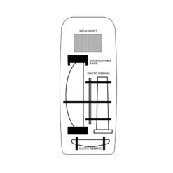 Prolimit WingSurf/WingFoil Session Travel Bag -Kitesurfing Shop Prolimit Session WingFoil Travel Bag 404.03160.010 Compartment layout