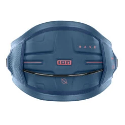 ION Rave WingFoil Harness 2023 -Kitesurfing Shop Rave Wingfoil Harness 715 cascade blue back plate image