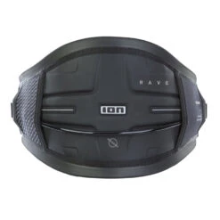 ION Rave WingFoil Harness 2023 -Kitesurfing Shop Rave Wingfoil Harness 900 black back plate image