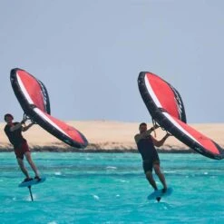 Shinn Escalator Foil Wing -Kitesurfing Shop Shinn Escalator wing x2 on water