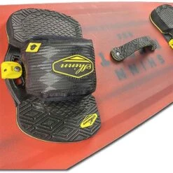 Shinn Sneaker HMT Footstraps/Pads -Kitesurfing Shop Shinn HMT On a PinBot Red