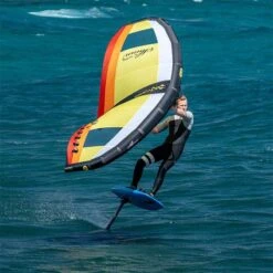 Shinn Resurector V2 WingFoil Wing -Kitesurfing Shop Shinn Resurector V2 Yellow Action