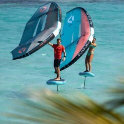 Duotone Sky Air Inflatable Foilboard -Kitesurfing Shop Sky Air riding image
