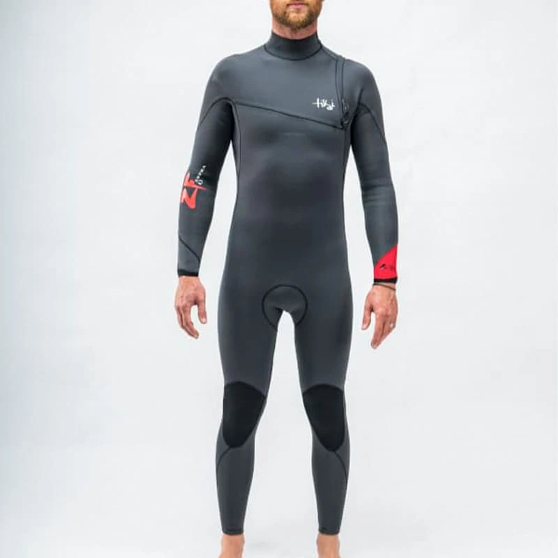 Tiki Zepha 2 Mens Wetsuit FZ (Front Zip) 5/4/3 Black 2021 3 Tiki Zepha 2 Mens Wetsuit FZ (Front Zip) 5/4/3 Black 2021 - Image 3